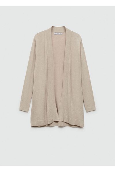 MANGO Cardigan de damă Sand 77090578