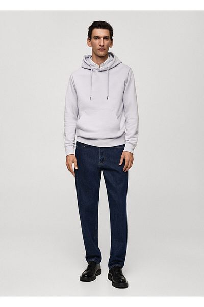 MANGO Woman Ανδρικό φούτερ Pale Lilac 77025152