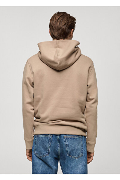 MANGO Woman Koyu Camel Erkek Sweatshirt 77027115