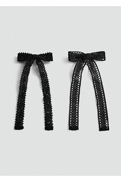 MANGO Banda de păr pentru femei negre 77040251