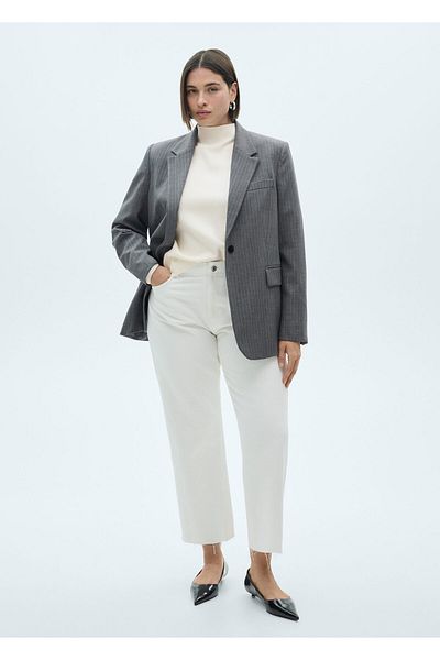 MANGO Woman Natural Women's Sweater 77085636