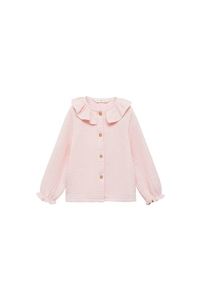 MANGO Pink Baby Girl Blouse 77061508