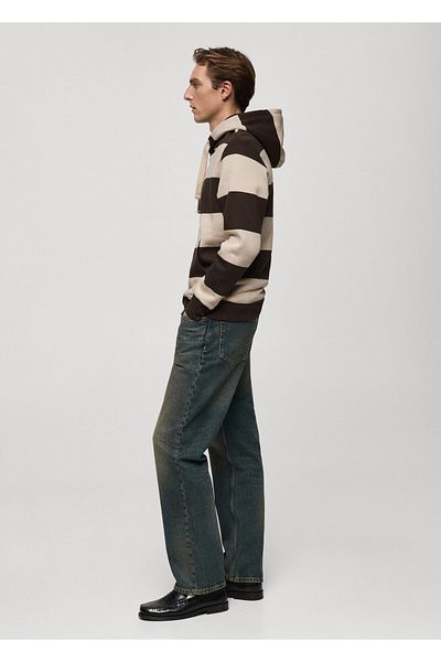 MANGO Woman Ανδρικό φούτερ σοκολάτας 77025977