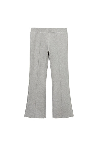 MANGO Woman Metal Grisi Kız Çocuk Tayt 77063273