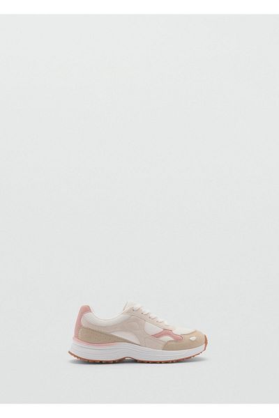 MANGO Pale Pink Girl's Sneaker 77064758