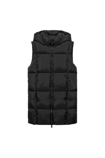 MANGO Woman Black Girl's Vest 77055637