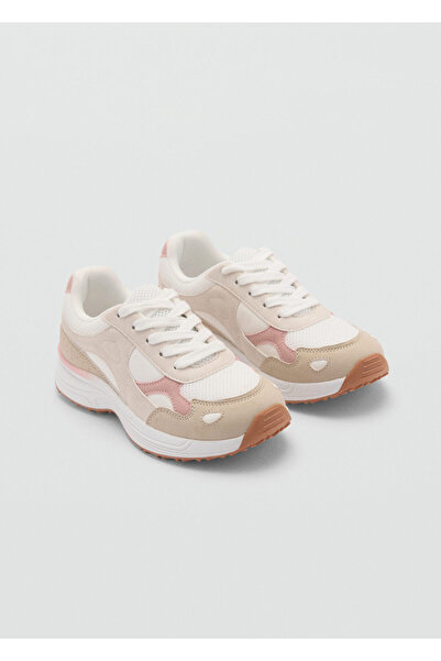 MANGO Soluk Pembe Kız Çocuk Sneaker 77064758