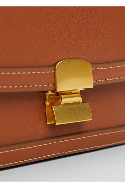 MANGO Geanta de umar din piele pentru femei - 77024060 -CU