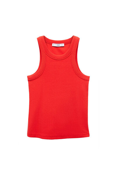 MANGO Woman Red Women's Bustier 67070469