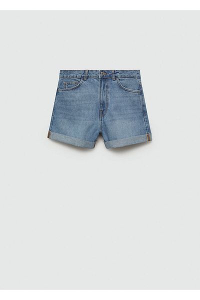 MANGO Pantaloni scurți și bermude pentru femei albastre 77050572