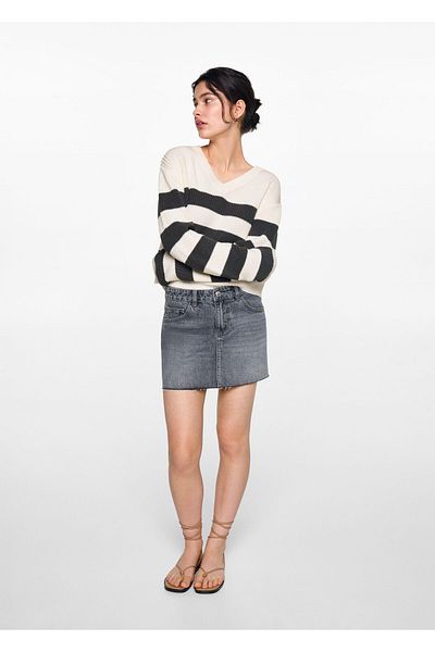 MANGO Off-White Girl's Sweater 77062931