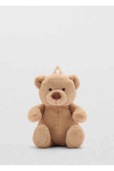 MANGO Brauner Baby-Mädchen-Rucksack 77044788