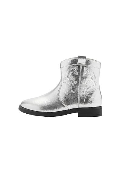 MANGO Cizme și cizme pentru fete argintii 77095967