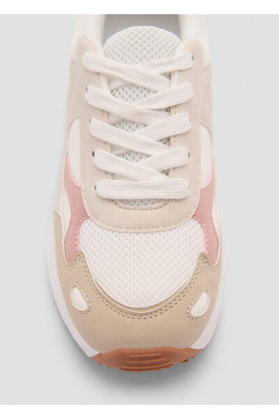 MANGO Soluk Pembe Kız Çocuk Sneaker 77064758