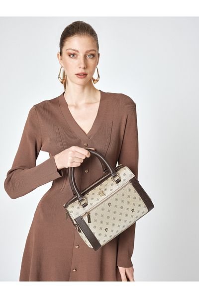 Pierre Cardin Geantă de umăr nouă pentru femei cu monogramă aurie
