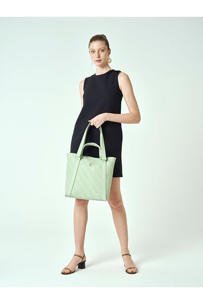 Pierre Cardin Geantă de umăr pentru femei Water Green 05PO25Y2051