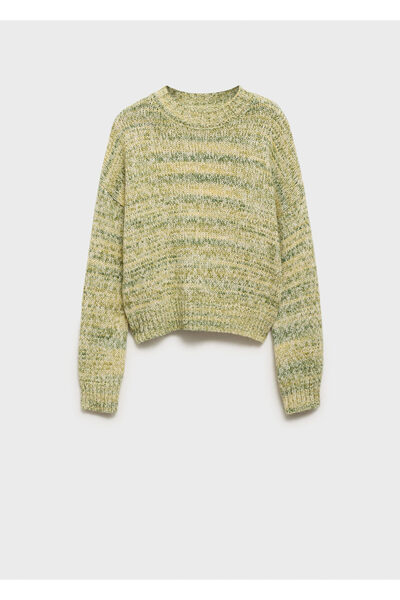 MANGO Pastel Green Girl's Sweater 87041517