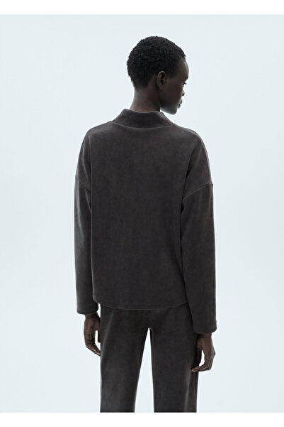 MANGO Koyu Gri Kadın Sweatshirt 87030351