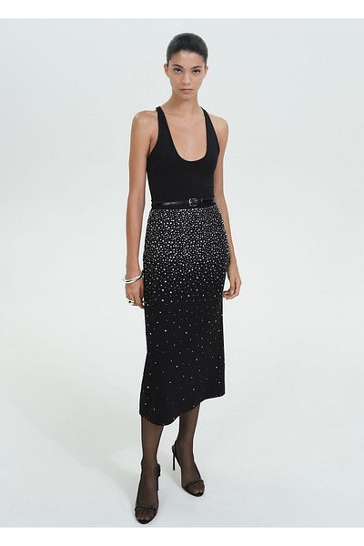 MANGO Woman Black Women's Body 77099074
