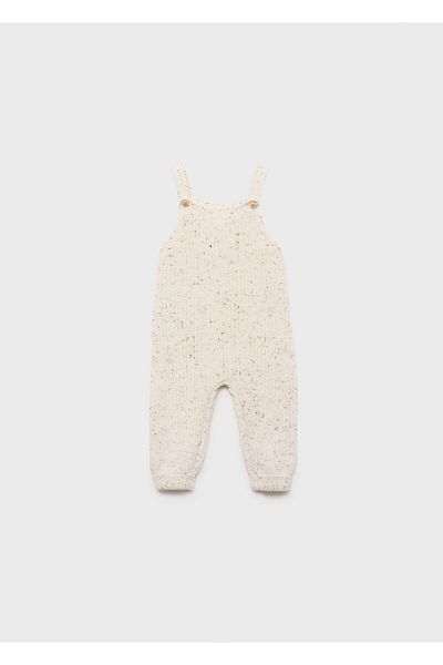 MANGO Unisex Baby Natural Ολόσωμη φόρμα