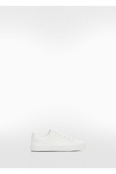 MANGO Boy's White Sneakers