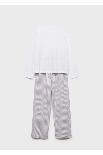 MANGO Set pijamale pentru femei Ash 87052889