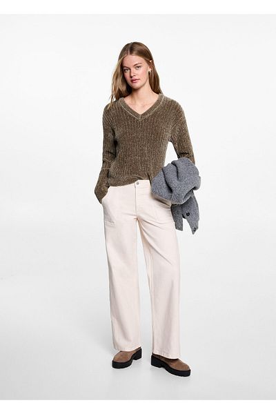 MANGO Brown Girl's Sweater 77007702