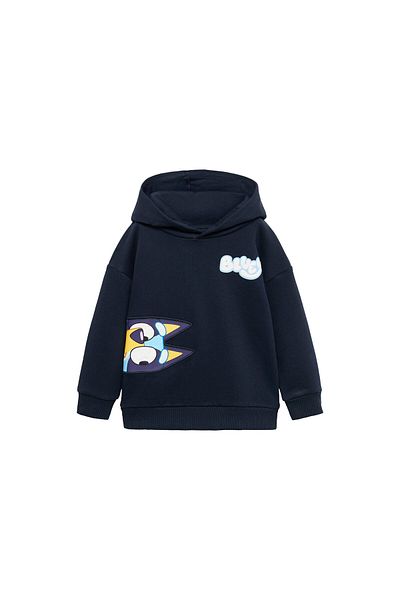 MANGO Baby Boy Navy Blue Sweatshirt