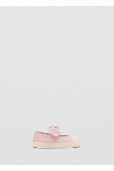 MANGO Tenis pentru fetiță roz pastel 87024785