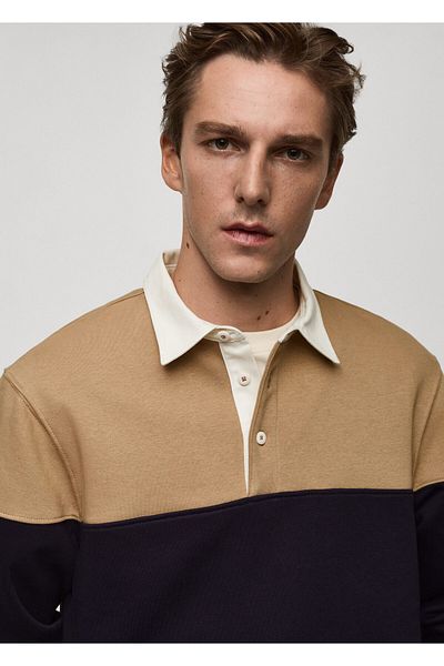 MANGO Hanorac pentru bărbați bleumarin 77017939
