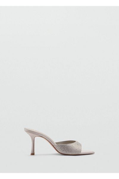 MANGO Gray Women's Sandals 77093291