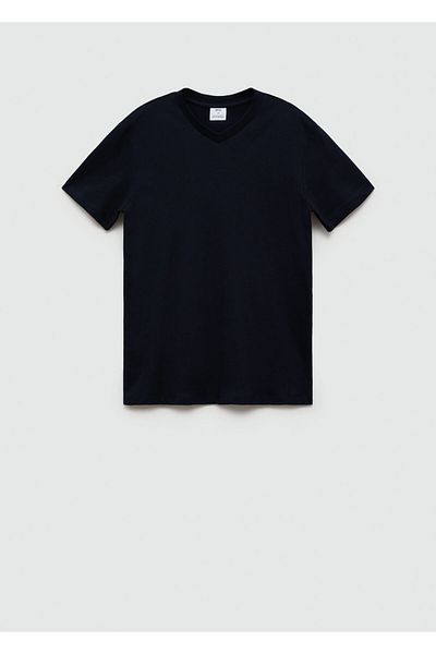 MANGO Tricou pentru bărbați bleumarin 77080584