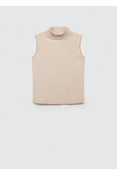 MANGO Beige Women's Bustier 77075647