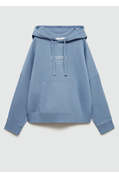 MANGO Woman Mavi Kız Çocuk Sweatshirt 77027694