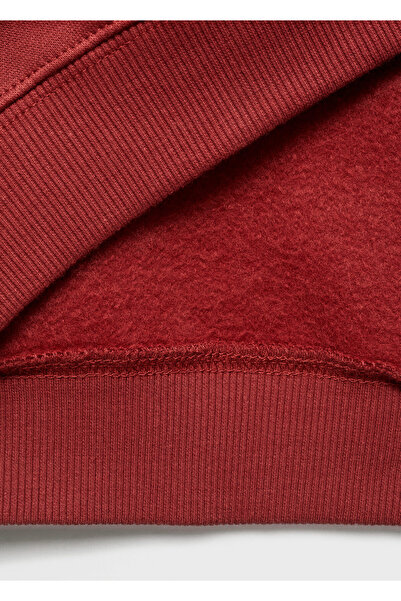 MANGO Chlapecká mikina třešňové barvy