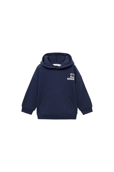 MANGO Baby Boy Navy Blue Sweatshirt