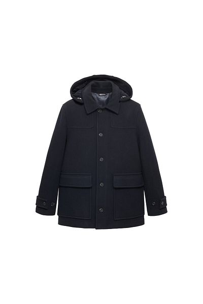 MANGO Palton pentru bărbați bleumarin 77027916