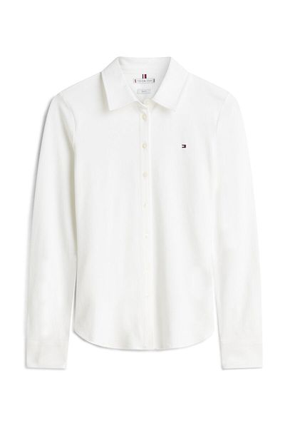Tommy Hilfiger 1985 ÚZKÉ PIQUE Džínové kraťasy s dlouhým rukávem