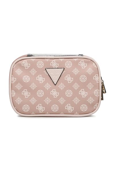 Guess КОСМЕТИЧКА, ЖІНОЧА, ДВОКОЛІРНА, З ЛОГОТИПОМ, НА БЛИСКАВЦІ
