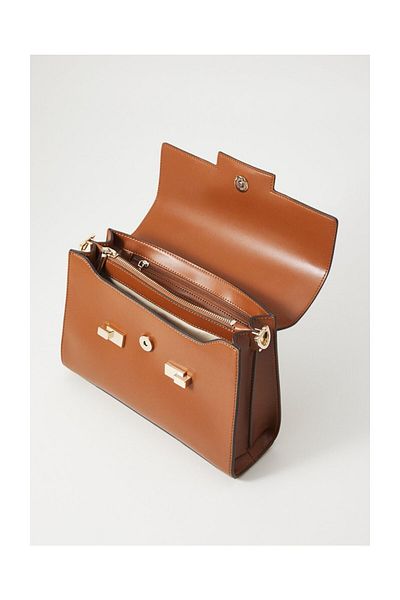 Guess Eco Aldith mini golyós fogantyús füles női barna minitáska Hwevg964178-cog