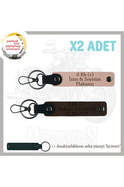miawiki Name Plate and 0+ Blood Type Written Gift X2 Keychain, Yavruağzı-K Coffee-Laci, for Speed ​​Lovers