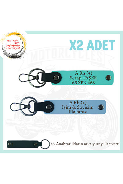 Miaju Motorcycle Lovers Name Plate, a + Blood Type Written Special Design X2 ...