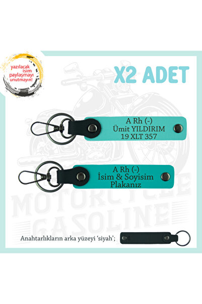 Asortishey A- سلسلة مفاتيح مكتوبة بنوع الدم x2، K Turquoise-Turquoise-Syh، هد...