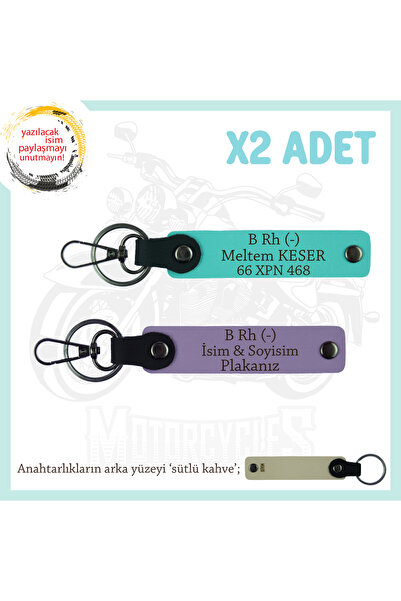 Miaju For Motorcycle Lovers, Name Plate and B Rh (-) Blood Group, Emergency X...