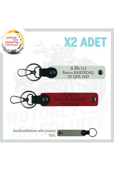 miawiki A Rh (+) Blood Group Written Emergency Keychain, Red-White-Gr, Name Plate for Motorcycle Lovers