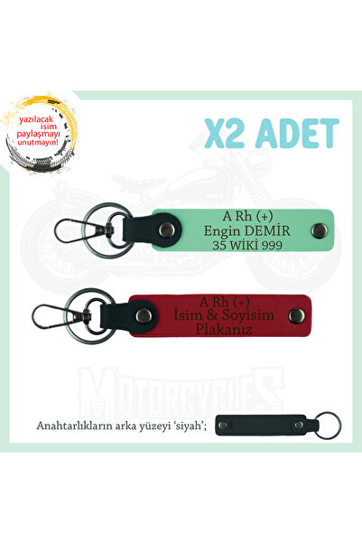 Miaju To Motor Driver Name Plate and a Rh (+) Blood Group Lettering 2' Li Key...