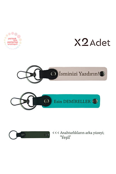 Miaju New Year's Surprise for Uncle, Set of 2 Keychains with Name and Surname...