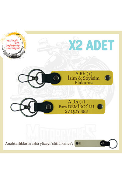 Miaju Name Plate Suitable for Biker Style, a Rh (+) Blood Type Lettering Spec...