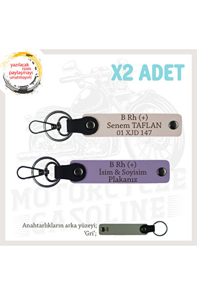 Miaju Exclusive for Cros Style, Gift 2-Piece Keychain Set with Name Plate and...