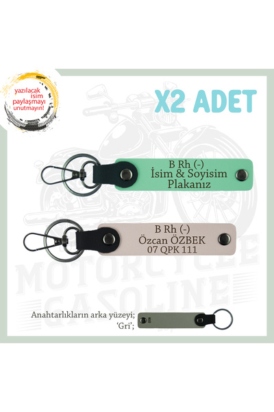 Asortishey Name Plate and B Rh (-) Blood Group Written Gift X2 Keychain Set, ...